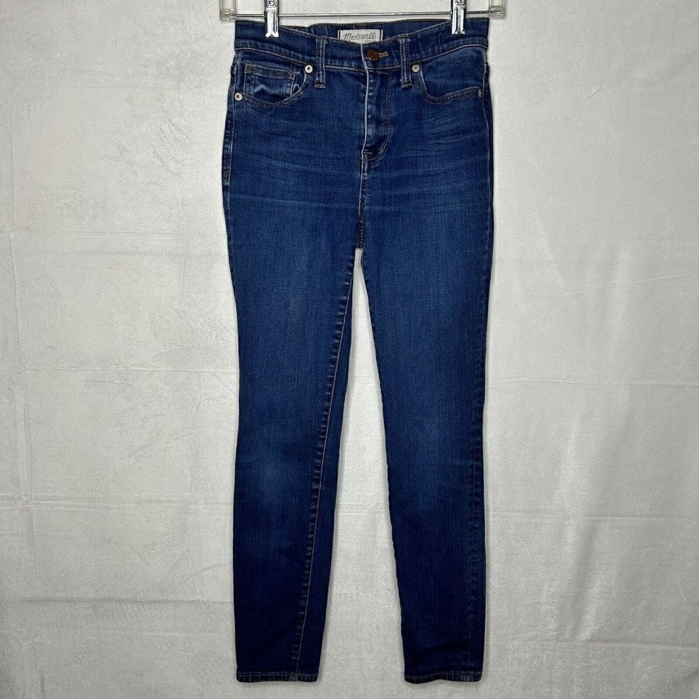 Madewell Jeans Womens 25 High Riser Skinny Denim Stretch 25x26